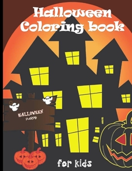 Paperback Halloween coloring book for kids: halloween kids books edition Book