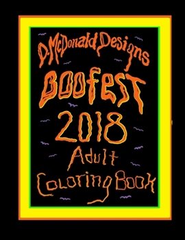 Paperback D.McDonald Designs Boofest 2018 Adult Coloring Book