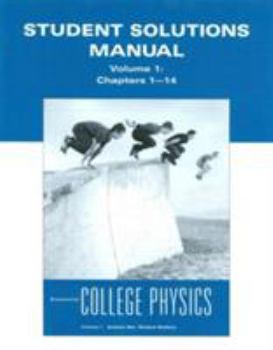 Paperback Student Solutions Manual for Essential College Physics, Volume 1 Book