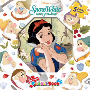 Hardcover Disney Snow White My First Puzzle Book