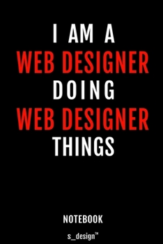 Notebook for Web Designers / Web Designer: awesome handy Note Book [120 blank lined ruled pages]