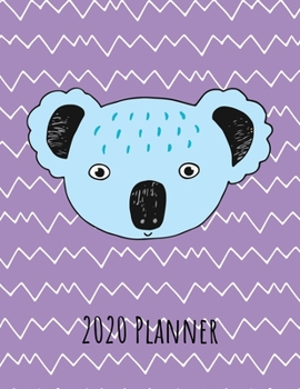 2020 Planner: Weekly Dated With Inspirational Quotes Purple - Koala Bear (Cute & Adorable Calendar Planners for All)