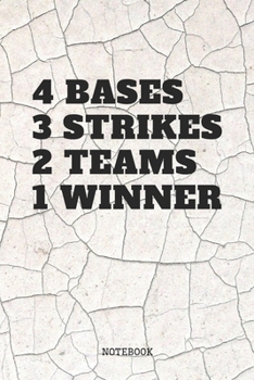 Paperback Notebook: Softball Game Coaching Sport Training Planner / Organizer / Lined Notebook (6" x 9") Book