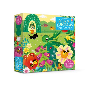 Garden Bk & 3 Jigsaws - Book  of the Usborne Book and 3 Jigsaws
