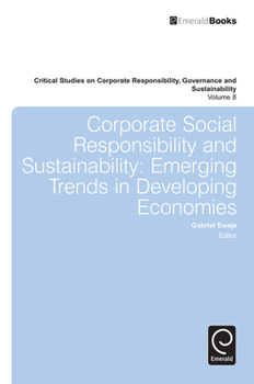 Hardcover Corporate Social Responsibility and Sustainability: Emerging Trends in Developing Economies Book