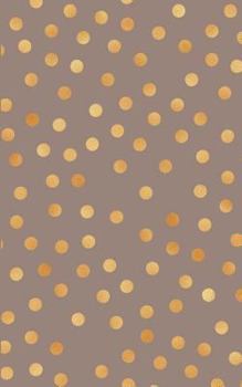 Tan with Gold Colored Circle Flakes 5 x 8” Writer’s Utility Notebook: The perfect size to take in your purse, satchel, bookbag, overnight bag, ... baggage or anywhere a writer will get ideas.