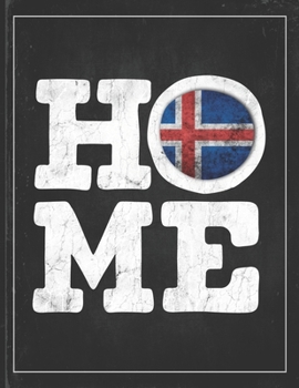 Home: Iceland Flag Planner for Icelander Coworker Friend from Reykjavik  2020 Calendar Daily Weekly Monthly Planner Organizer