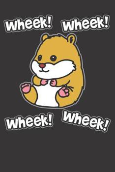 Paperback Notebook 6x9 120 Pages: Guinea Pig Wheek Wheek Cute Gift Book