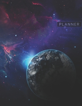 Planner: Space Universe 2 Year Monthly Planner with Note Pages (24 Months) | Jan 2020 - Dec 2021 | Month Planning | Appointment Calendar Schedule | Plan Each Day, Set Goals & Get Stuff Done