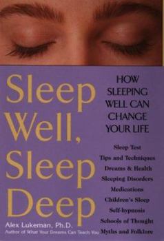 Hardcover Sleep Well, Sleep Deep Book