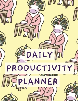 Paperback Daily Productivity Planner: Time Management Journal Agenda Daily Goal Setting Weekly Daily Student Academic Planning Daily Planner Growth Tracker Book