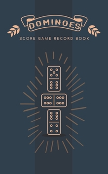Dominoes Score Game Record Book: Team Point Style Game