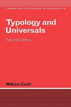 Hardcover Typology and Universals Book