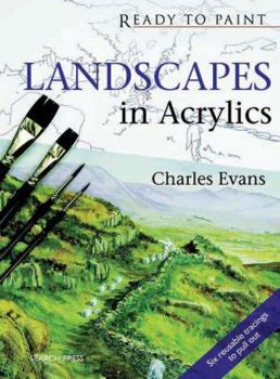 Paperback Landscapes in Acrylics [With 6 Reusable Tracings] Book