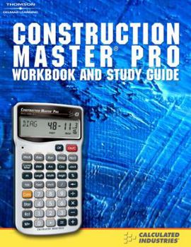 Spiral-bound Construction Master Pro Workbook and Study Guide Book