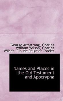 Hardcover Names and Places in the Old Testament and Apocrypha Book