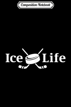 Composition Notebook: Ice Hockey Turkey Funny Happy Thanksgiving Party Gift Idea  Journal/Notebook Blank Lined Ruled 6x9 100 Pages