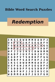 Paperback Bible Word Search Puzzles Redemption Book
