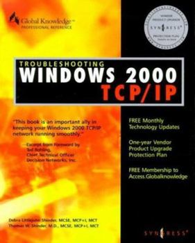 Paperback Troubleshooting Windows 2000 TCP/IP Book