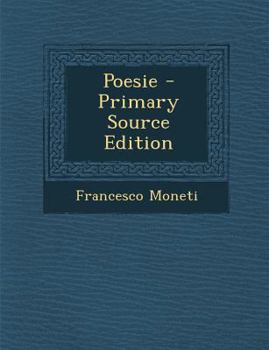 Paperback Poesie [Italian] Book