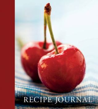 Hardcover Cherry Recipe Journal Book