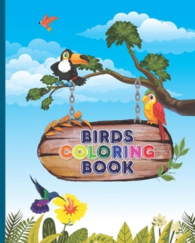 Paperback Birds Coloring Book