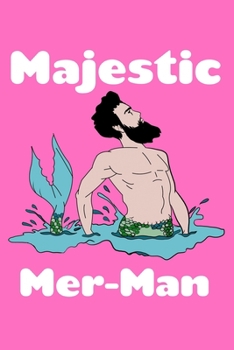 Majestic Mer Man: Comic Book Notebook Paper