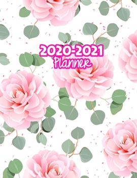 2020-2021 Planner: Two Year Calendar Organizer and Goal Journal | January 2020 - December 2021 Daily, Weekly and Monthly Planner Book with Back Sticker Expression Wall for 2 Years | Design Code 779909