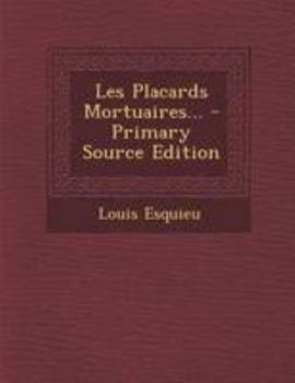 Paperback Les Placards Mortuaires... [French] Book