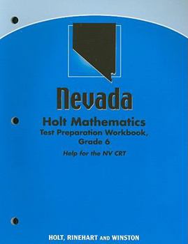 Paperback Holt Mathematics: Test Preparation Workbook Course 1 Book
