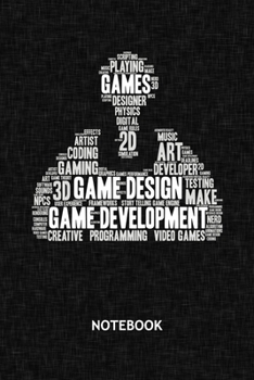 Paperback Game Design: Game Dev NOTEBOOK Grid-lined 6x9 - Game Development Journal A5 Gridded - Game Designer Planner Game Design 120 Pages S Book