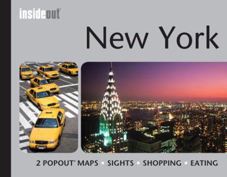 Hardcover New York Insideout Travel Guide: Handy, Pocket Size New York City Guide with 2 Pop-Up Maps Book