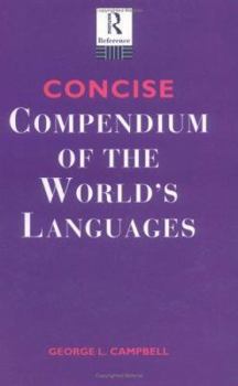 Hardcover Concise Compendium of the World's Languages Book