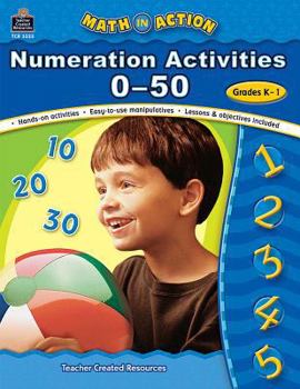 Paperback Math in Action: Numeration Activities 0-50 Book