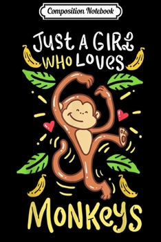 Composition Notebook: Monkey - I Just Really Like Monkeys Journal/Notebook Blank Lined Ruled 6x9 100 Pages