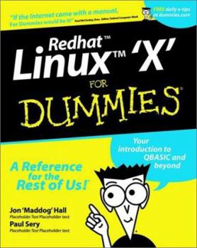 Paperback Red Hat Linux 7.3 for Dummies [With CDROM] Book