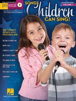 Paperback Songs Children Can Sing!: Boys and Girls Edition [With CD (Audio)] Book
