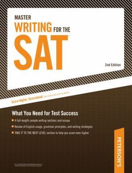 Paperback Peterson's Master Writing for the SAT Book