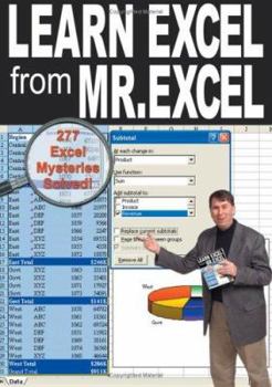 Paperback Learn Excel from Mr. Excel: 277 Excel Mysteries Solved Book