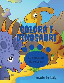 Paperback Colora i dinosauri Book