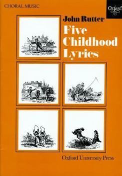 Paperback Five Childhood Lyrics: Vocal Score Book