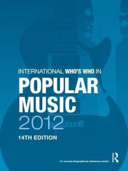Hardcover International Who's Who in Popular Music 2012 Book