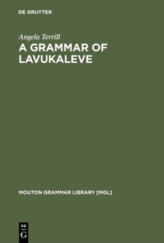 Hardcover A Grammar of Lavukaleve Book