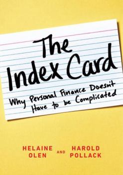 Hardcover The Index Card: Why Personal Finance Doesn't Have to Be Complicated Book