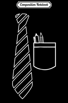 Paperback Composition Notebook: Business Tie Nerd Nerdy Geek Computer Science Physics Journal/Notebook Blank Lined Ruled 6x9 100 Pages Book