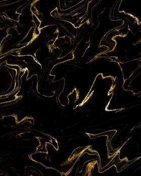 Paperback Black and Gold Marble Composition Notebook - Large Ruled Notebook - 8x10 Lined Notebook (Softcover Journal / Notebook / Diary) Book