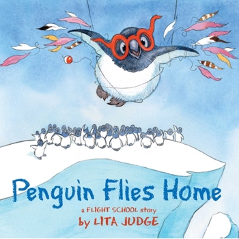 Hardcover Penguin Flies Home Book