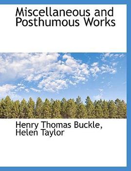 Hardcover Miscellaneous and Posthumous Works Book