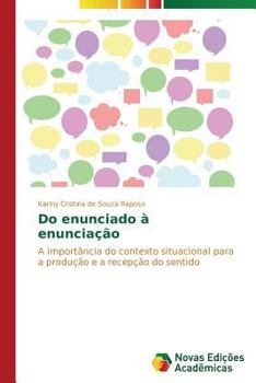 Paperback Do enunciado à enunciação [Portuguese] Book