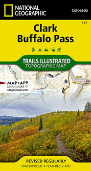 Map Clark, Buffalo Pass Map (National Geographic Trails Illustrated Map, 117) Book
